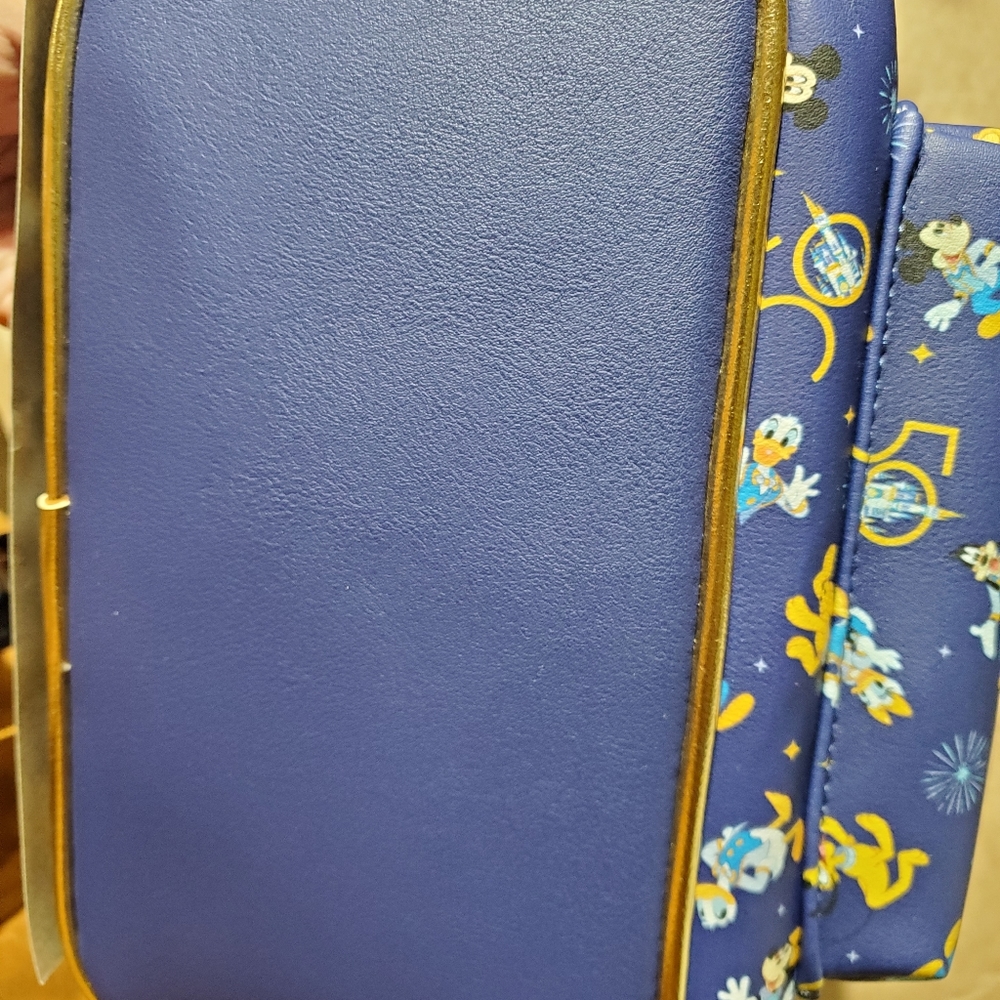 Mickey Mouse & Friends Loungefly Backpack Walt Disney World 50th Anniversary/ear - Picture 7 of 16